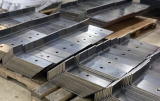 Laser cut and formed Sheet metal plate bracket fabrication